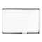 U Brands Silver 36" x 24" Aluminum Frame PINIT Magnetic Dry Erase Monthly Calendar Board